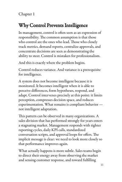 The Self-Intelligent Organization