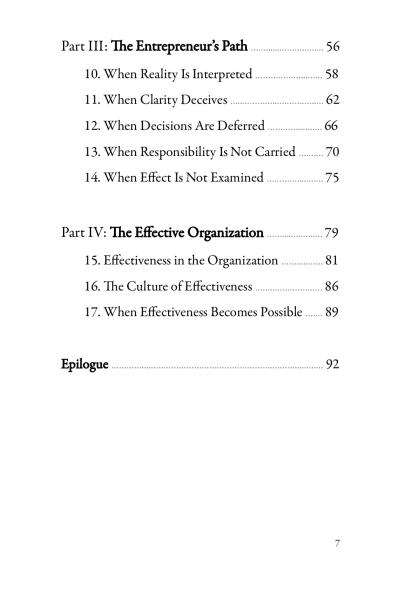 The Five Rings of Effectiveness