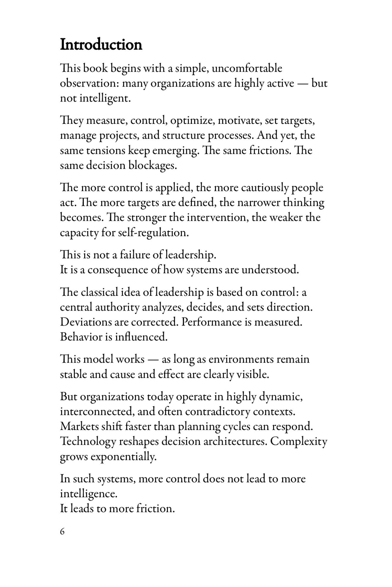 The Self-Intelligent Organization