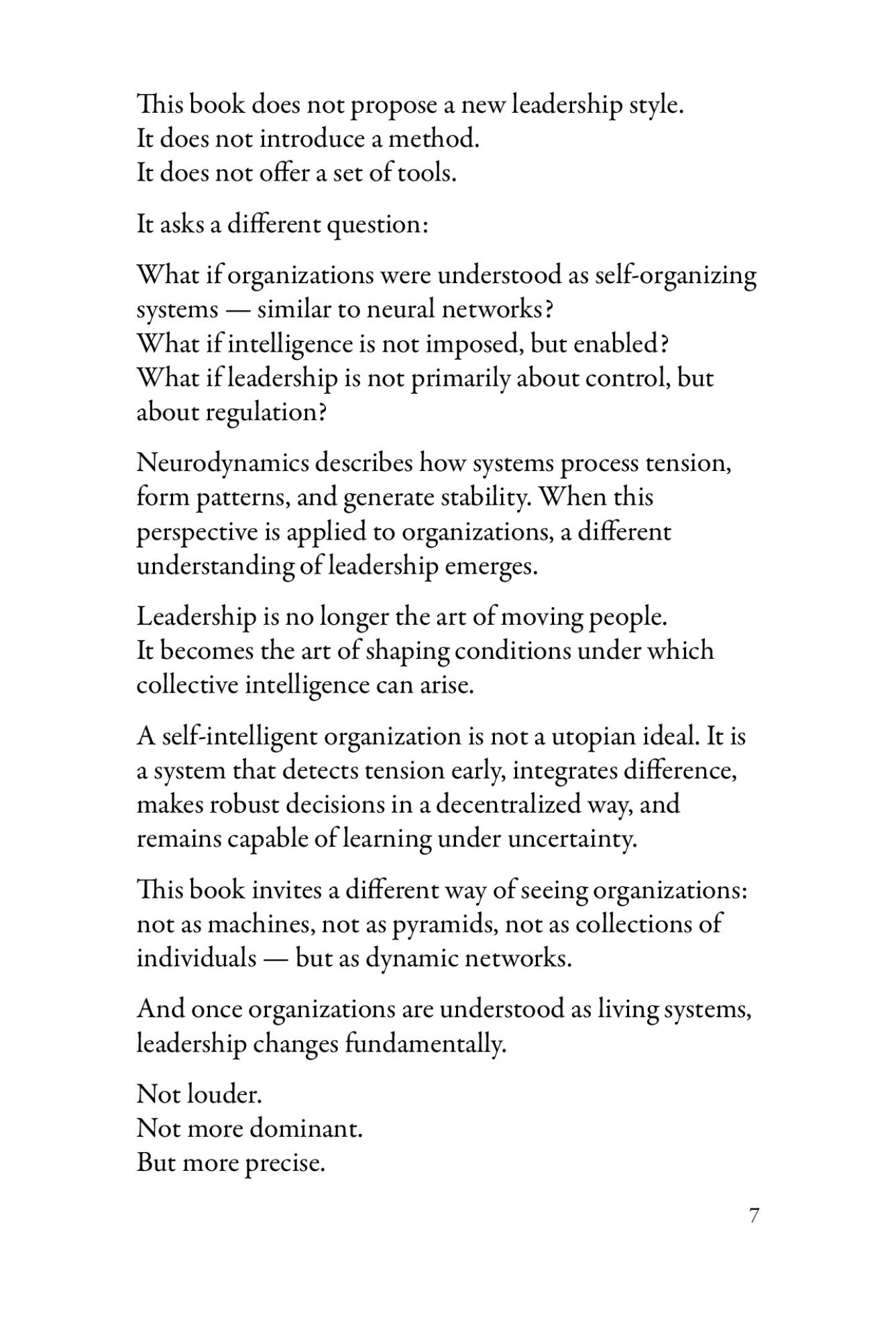 The Self-Intelligent Organization