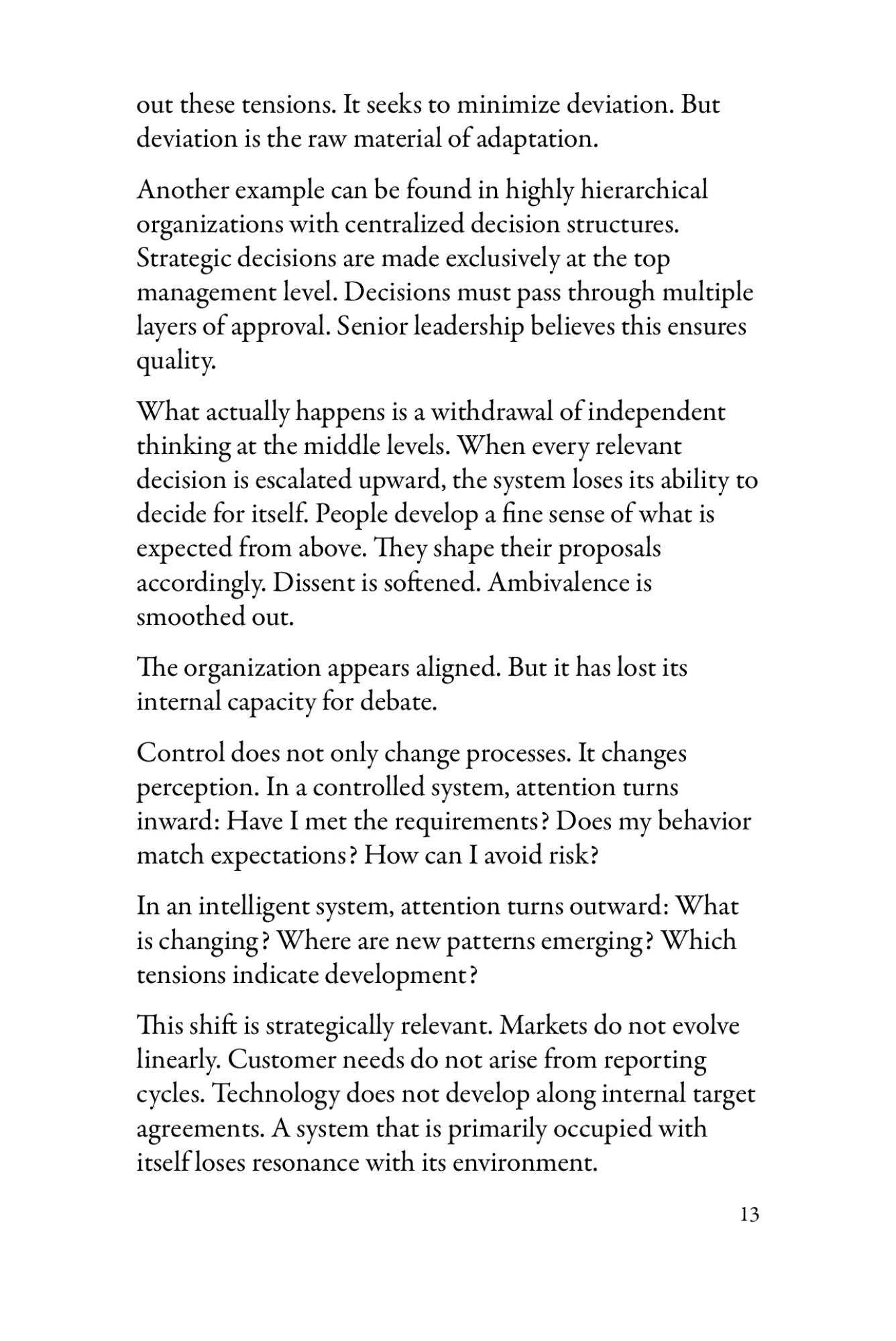 The Self-Intelligent Organization