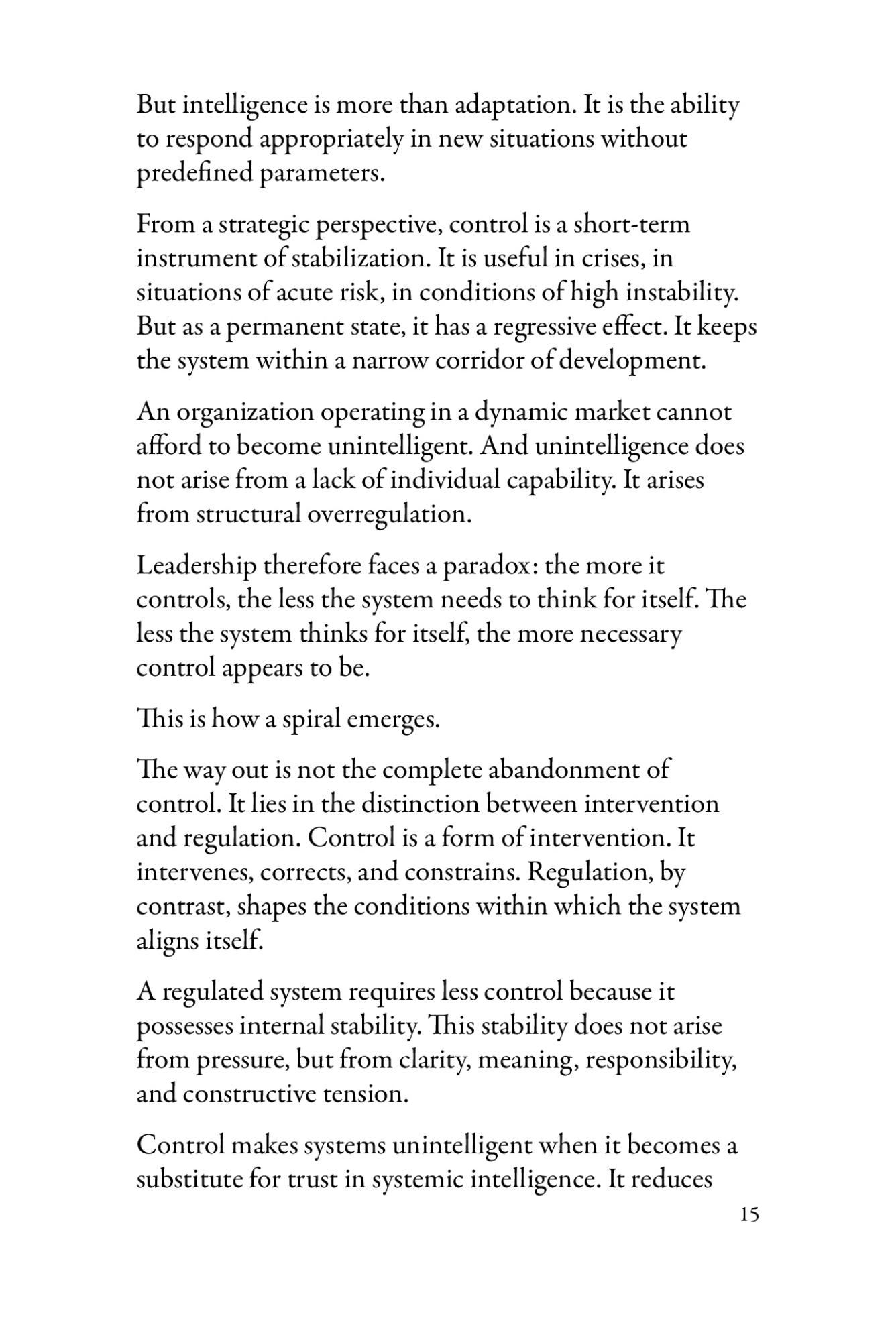 The Self-Intelligent Organization